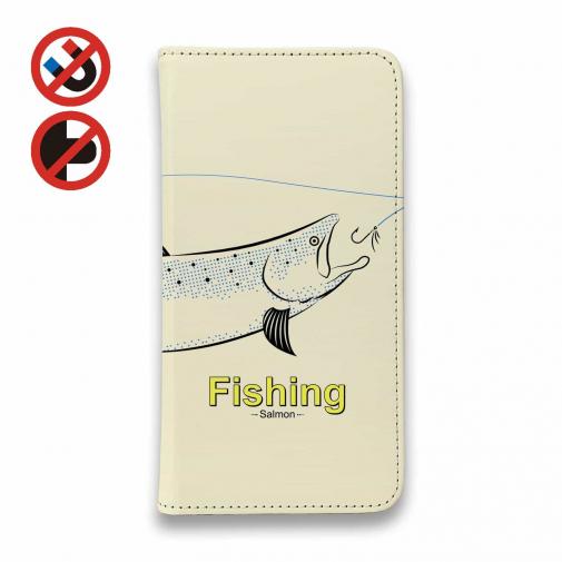 【手帳型ベルトなし】【Stick Case】レトロフィッシング