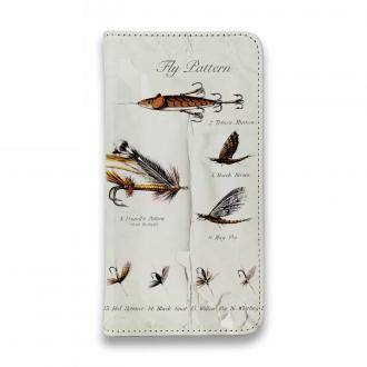【手帳型ベルトなし】【Stick Case】フライパターン