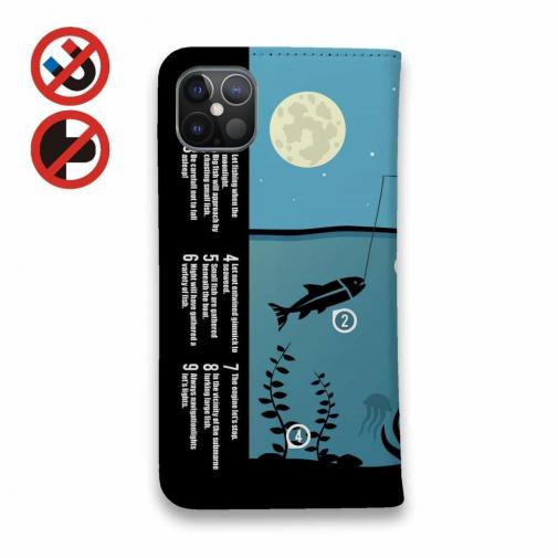 【手帳型ベルトなし】【Stick Case】夜のボート釣り指南