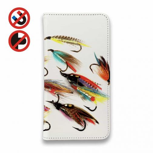 【手帳型ベルトなし】【Stick Case】フライのデザイン