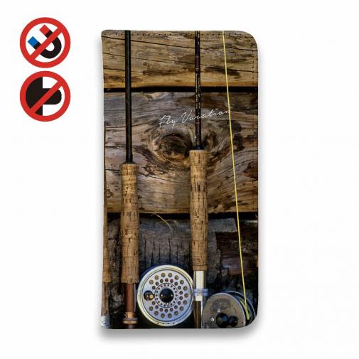 【手帳型ベルトなし】【Stick Case】フライロッド