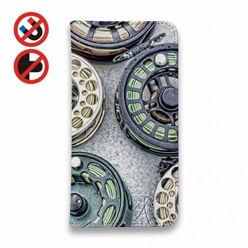 【手帳型ベルトなし】【Stick Case】フライリールの丸