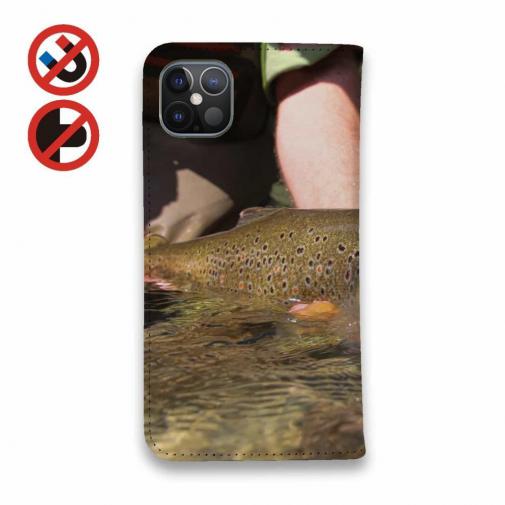 【手帳型ベルトなし】【Stick Case】ブラウントラウト