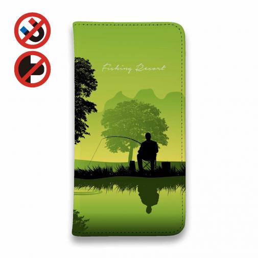 【手帳型ベルトなし】【Stick Case】フィッシングリゾート