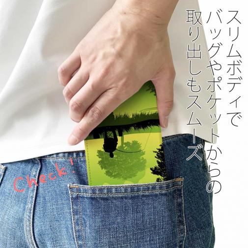 【手帳型ベルトなし】【Stick Case】フィッシングリゾート
