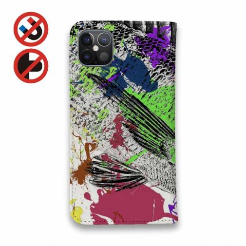 【手帳型ベルトなし】【Stick Case】クロダイ(チヌ)　ペンキペイント