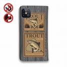 【手帳型ベルトなし】【Stick Case】ビンテージ・トラウト