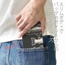 【手帳型ベルトなし】【Stick Case】シンプルなトラウト三兄弟