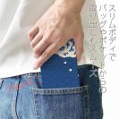 【手帳型ベルトなし】【Stick Case】浮世絵風　波のイラスト
