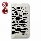 【手帳型ベルトなし】【Stick Case】Fish Name 54