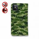 【手帳型ベルトなし】【Stick Case】ブラックバス　迷彩大柄　フォレストグリーン