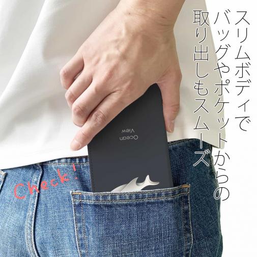 【手帳型ベルトなし】【Stick Case】オーシャンビュー