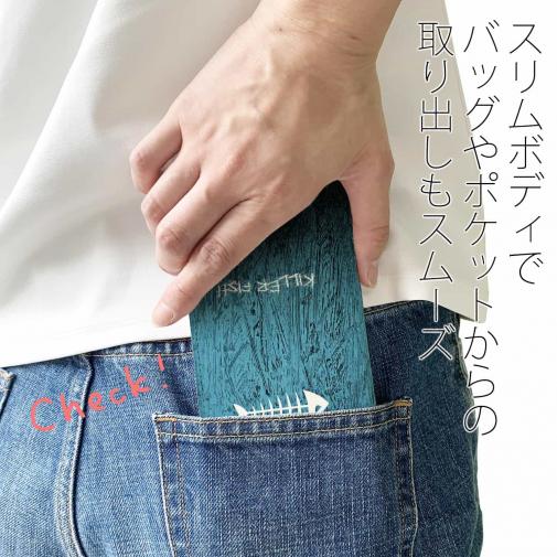 【手帳型ベルトなし】【Stick Case】KILLER FISH