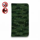 【手帳型ベルトなし】【Stick Case】HEDGEHOG STUDIO　迷彩柄　ブラックバス　ウォーターメロン