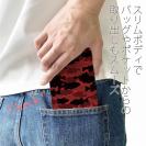 【手帳型ベルトなし】【Stick Case】HEDGEHOG STUDIO　迷彩柄　ブラックバス　ピノノワール