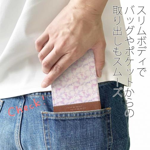 【手帳型ベルトなし】【Stick Case】Love the life Pink