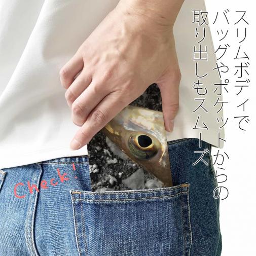 【手帳型ベルトなし】【Stick Case】砂浜の女王・キス