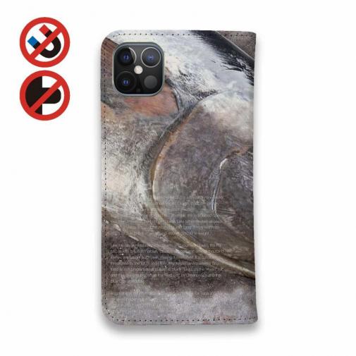 【手帳型ベルトなし】【Stick Case】クロマグロ