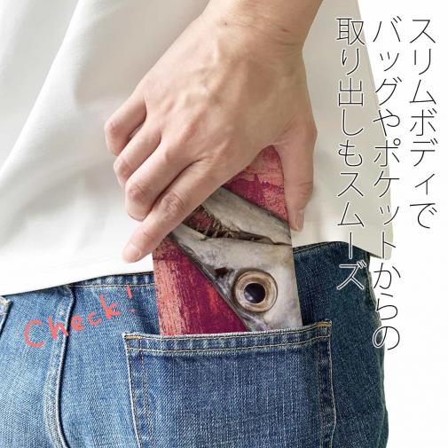 【手帳型ベルトなし】【Stick Case】海のギャング・タチウオ