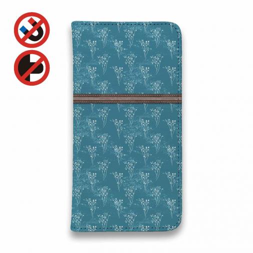 【手帳型ベルトなし】【Stick Case】高原の花たち