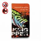 【手帳型ベルトなし】【Stick Case】walking popper