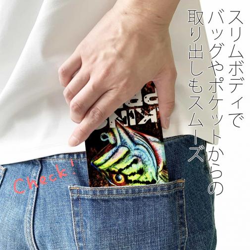 【手帳型ベルトなし】【Stick Case】walking popper