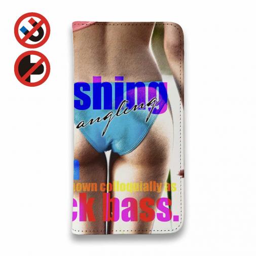 【手帳型ベルトなし】【Stick Case】Bass Fishing