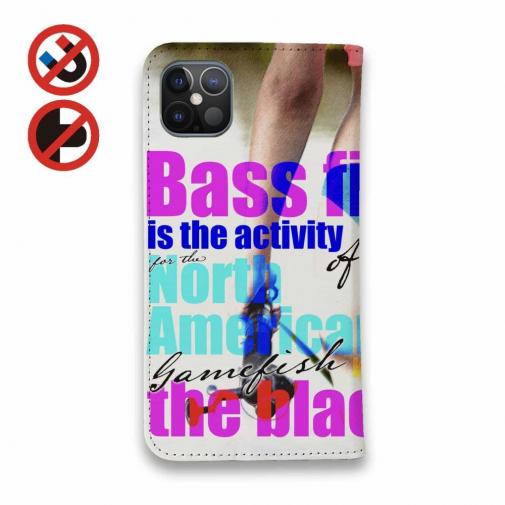 【手帳型ベルトなし】【Stick Case】Bass Fishing