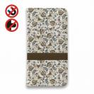 【手帳型ベルトなし】【Stick Case】ビンテージなバタフライ(蝶)