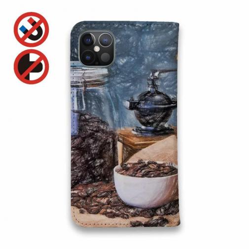 【手帳型ベルトなし】【Stick Case】コーヒーブレイク