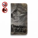 【手帳型ベルトなし】【Stick Case】バスフィッシング　ダ・ビンチ風