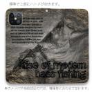 【手帳型ベルトなし】【Stick Case】バスフィッシング　ダ・ビンチ風
