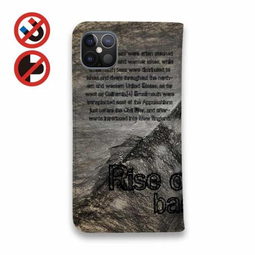 【手帳型ベルトなし】【Stick Case】バスフィッシング　ダ・ビンチ風