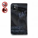 【手帳型ベルトなし】【Stick Case】Eat.Sleep.Fish... black bass