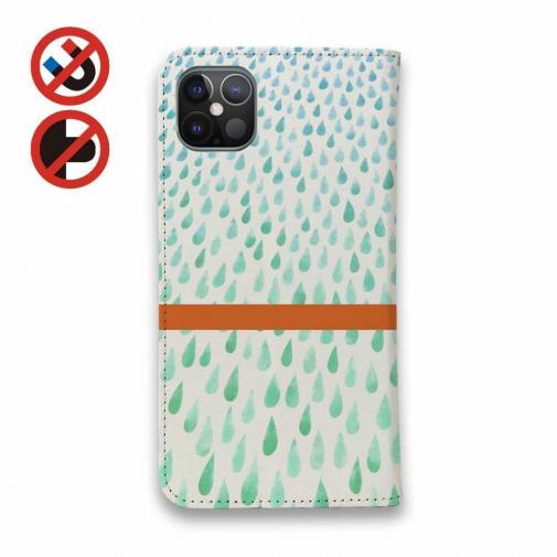 【手帳型ベルトなし】【Stick Case】柔らかい雨