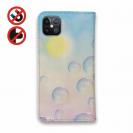 【手帳型ベルトなし】【Stick Case】幻想的なしゃぼん玉