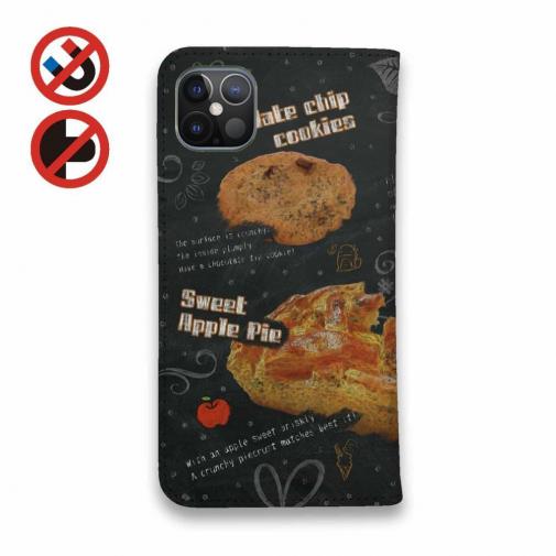 【手帳型ベルトなし】【Stick Case】カフェオレフラペチーノ英語バージョン