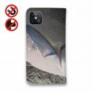 【手帳型ベルトなし】【Stick Case】オナガグレ2