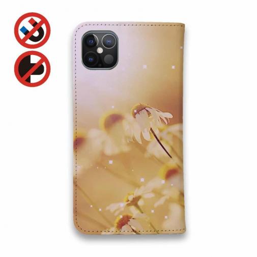 【手帳型ベルトなし】【Stick Case】逆光の花畑