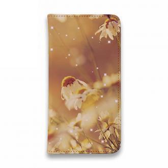 【手帳型ベルトなし】【Stick Case】逆光の花畑