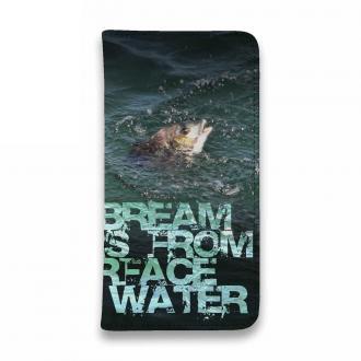 【手帳型ベルトなし】【Stick Case】水面から顔をだしたクロダイ(チヌ)