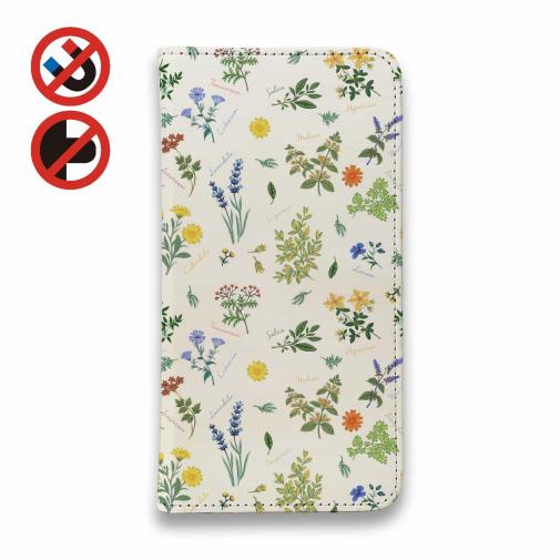 【手帳型ベルトなし】【Stick Case】ボタニカル柄