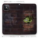 【手帳型ベルトなし】【Stick Case】クレイジーバス　落書き風