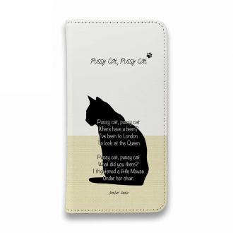 【手帳型ベルトなし】【Stick Case】子猫ちゃん Pussycat, pussycat