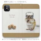 【手帳型ベルトなし】【Stick Case】リスだってNo Music No Life