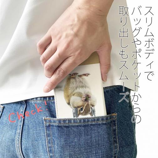 【手帳型ベルトなし】【Stick Case】リスだってNo Music No Life