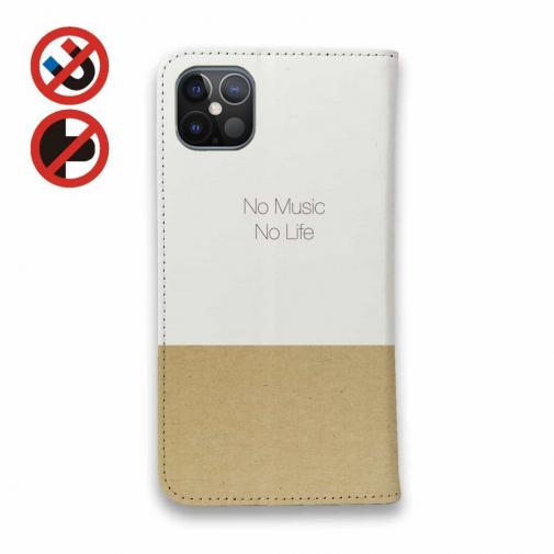 【手帳型ベルトなし】【Stick Case】レトリバーだってNo Music No Life