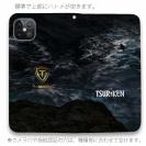 【手帳型ベルトなし】【Stick Case】釣研ロゴ&トーナメントグレード