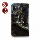 【手帳型ベルトなし】【Stick Case】チヌ&釣研ロゴ