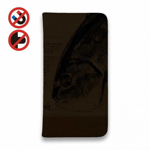 【手帳型ベルトなし】【Stick Case】オナガ 革風デザイン